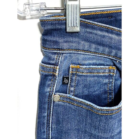 Judy Blue Skinny Fit Jeans Womens 5 / 27 Raw Hem Slit Ankle Stretch Distressed - Picture 4 of 11